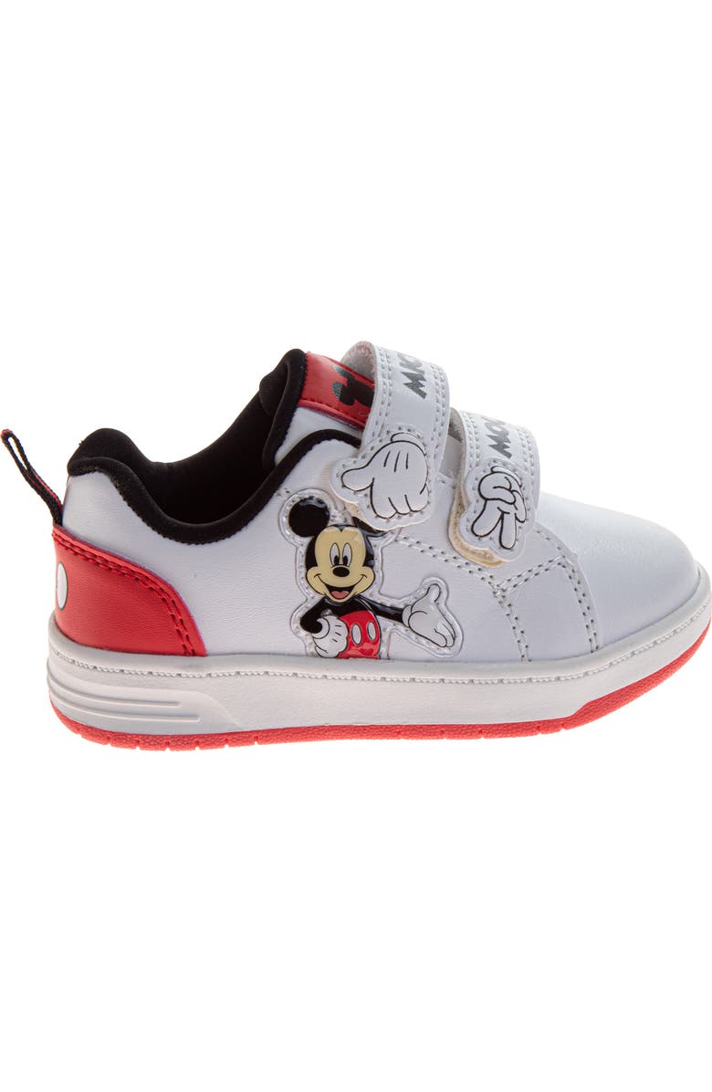 JOSMO Disney<sup>®</sup> Mickey Mouse<sup>®</sup> Sneaker, Alternate, color, White/ Red