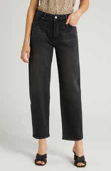 PAIGE Alexis Utility High Waist Ankle Barrel Jeans