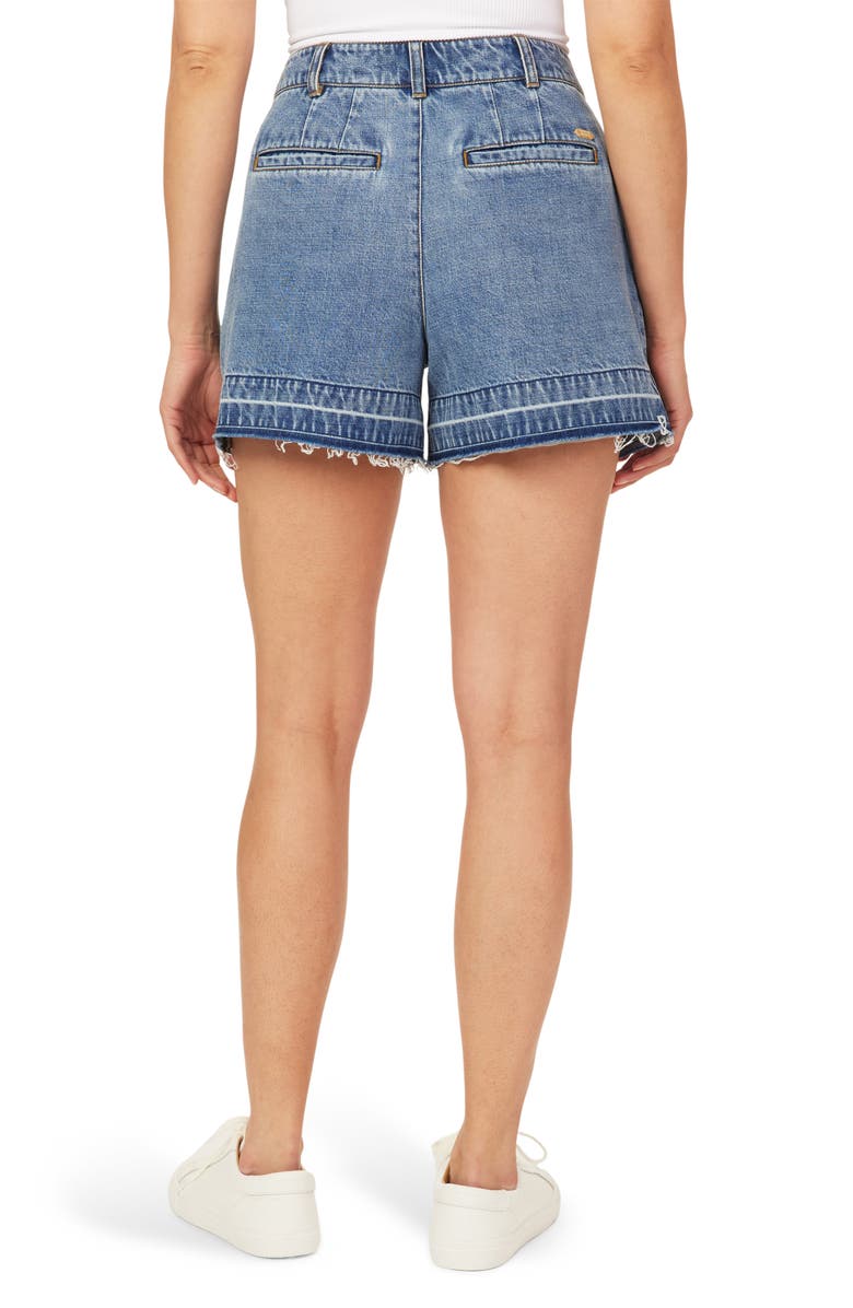 Scotch & Soda The Release Hem Denim Trouser Shorts, Alternate, color, Flatiron