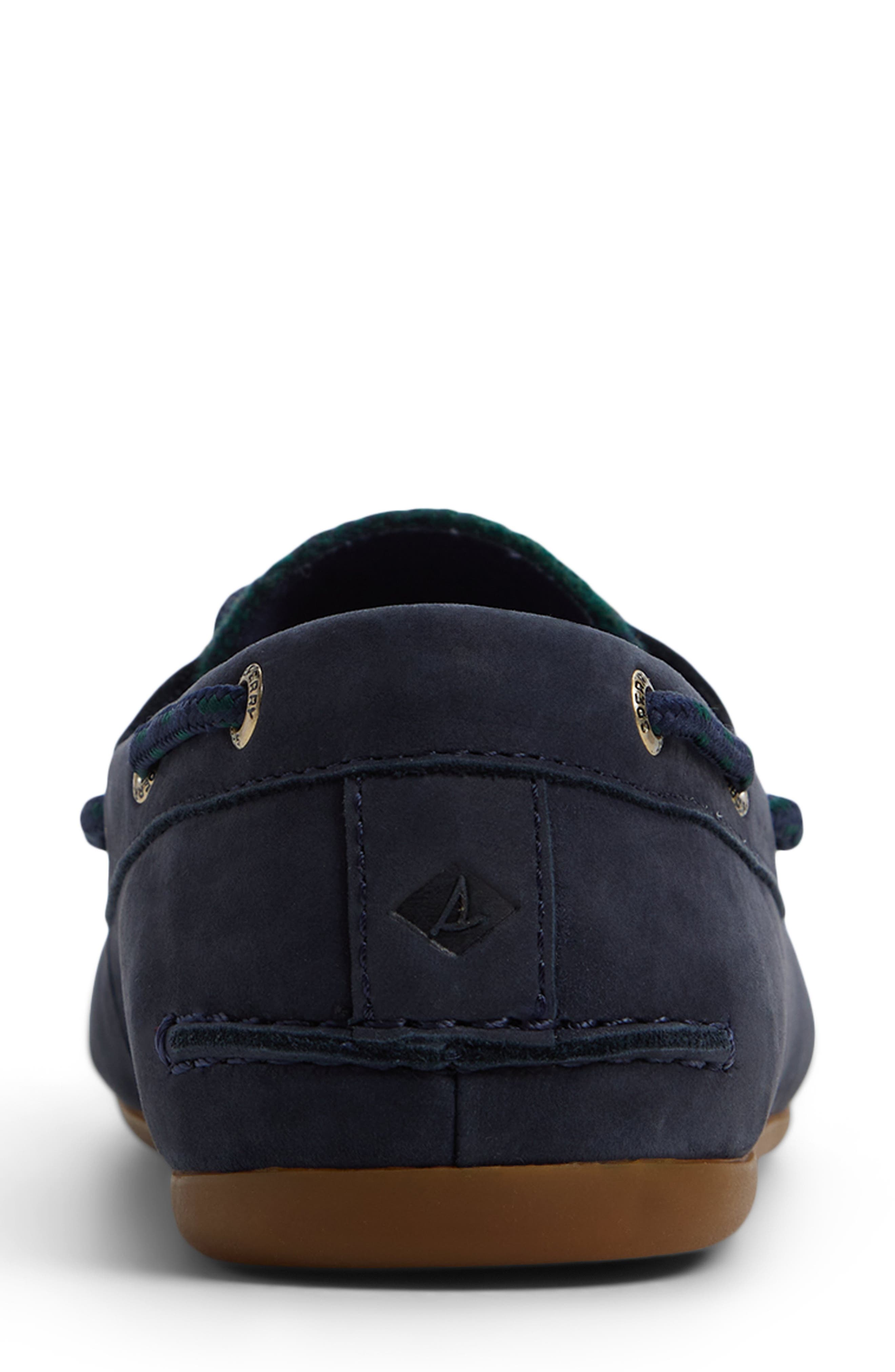 Sperry Slim Boat Shoe, Alternate, color, Navy Multi