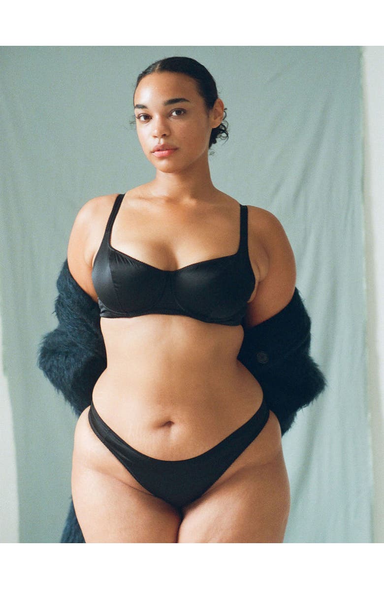 Araks Gita Underwire Bra, Alternate, color, Black