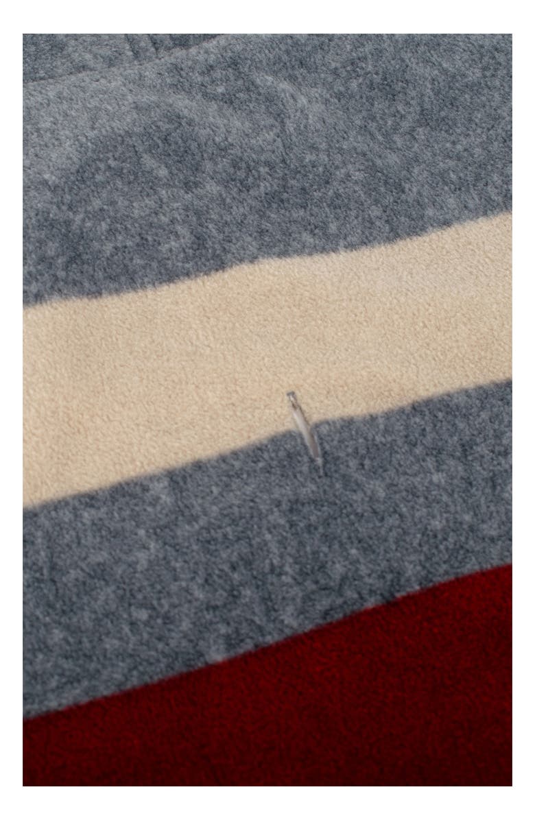 Pendleton Fleece Dog Vest, Alternate, color, Cabin Stripe Gray