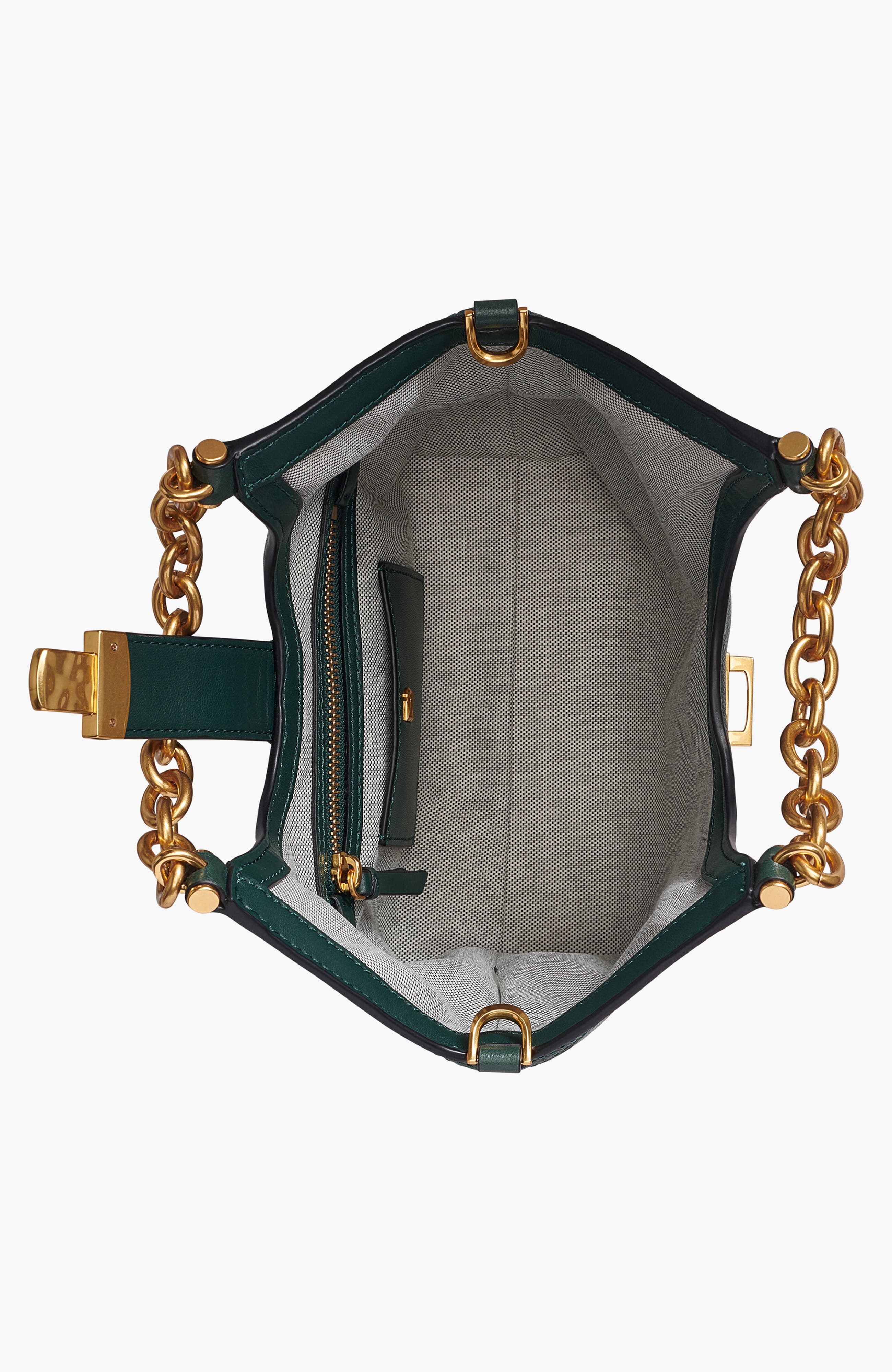 Small Leno Tote, Alternate, color, Dark Forest