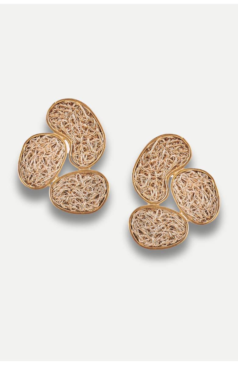 Daniela Millan Jewelry Origin Statement Earrings, Main, color, Gold