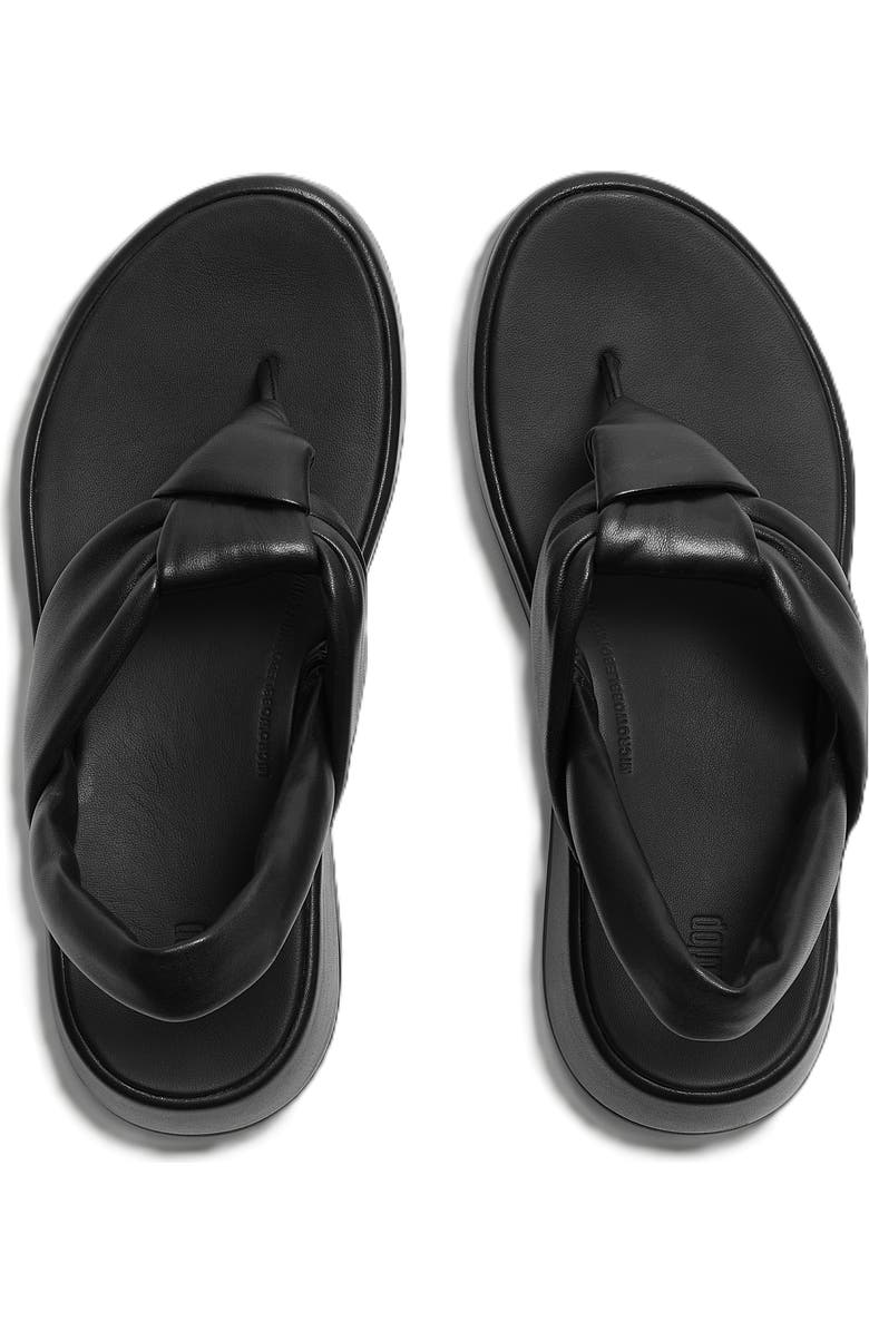 FitFlop F Mode Knot Sandals, Alternate, color, Black
