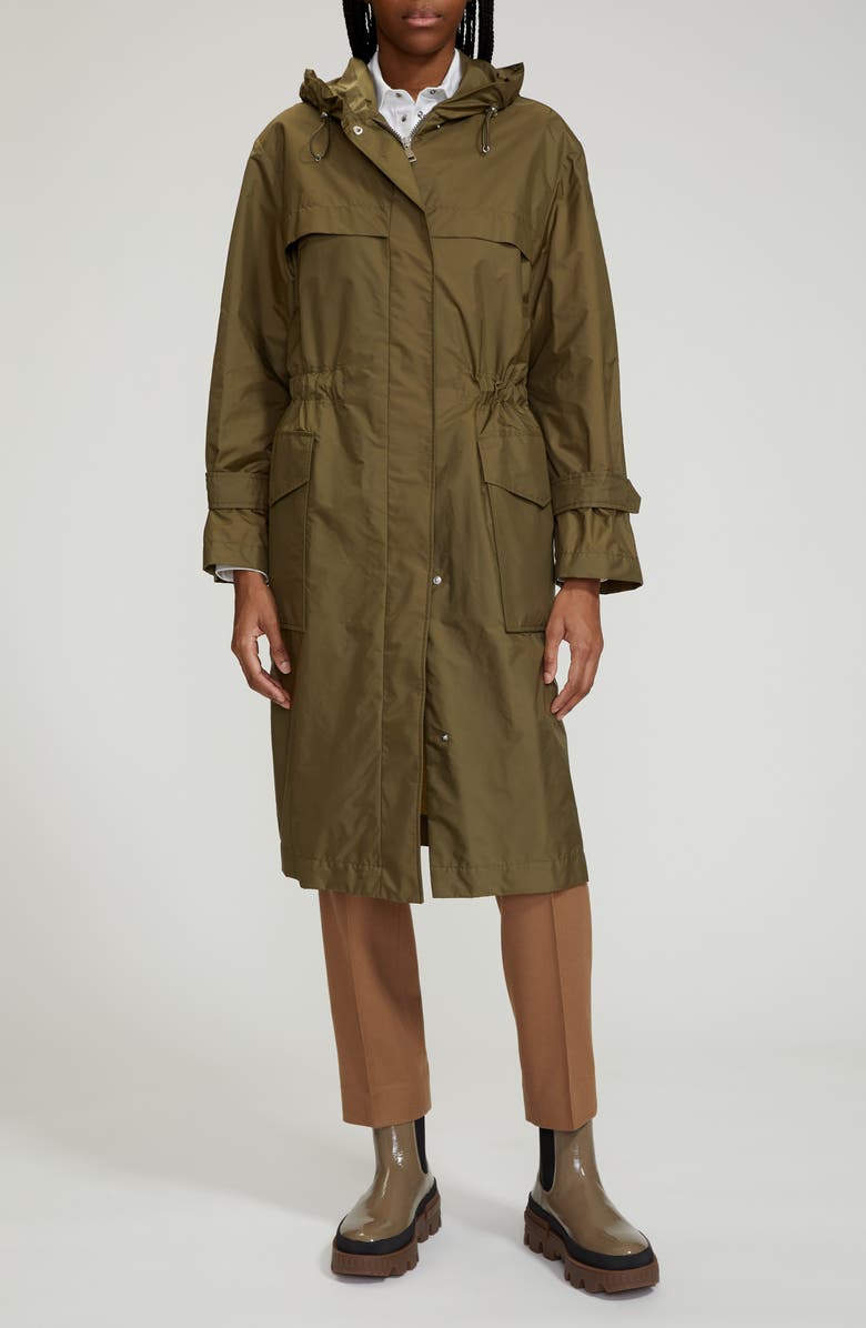 Moncler Hiengu Nylon Hooded Rain Coat, Main, color, 