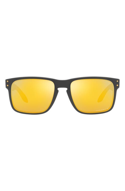 Oakley Holbrook™ 57mm Prizm™ Polarized Keyhole Sunglasses In Grey Jeans