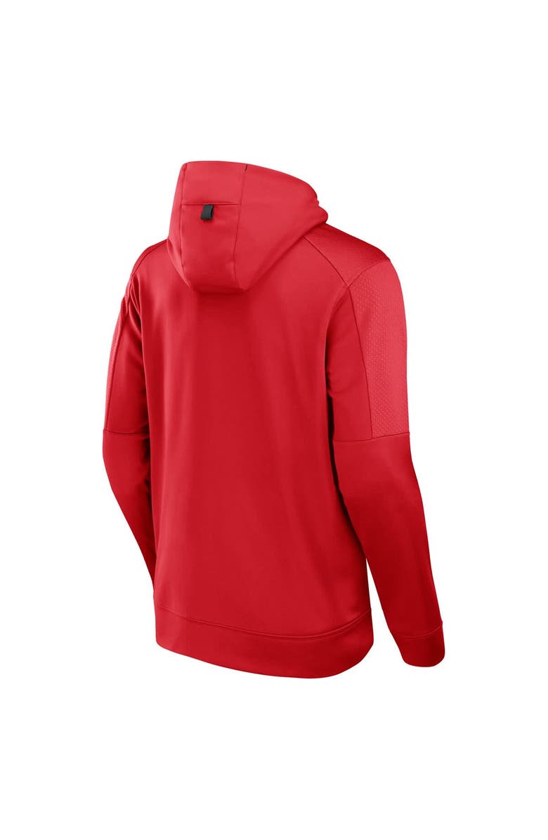 FANATICS Men's Fanatics Red Chicago Bulls Baller Defender Performance Full-Zip Hoodie, Alternate, color, Red