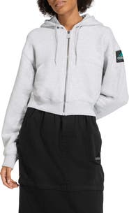 adidas Full Zip Cropped Hoodie
