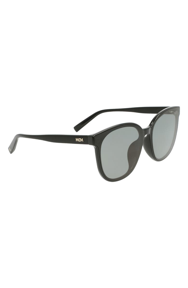 MCM 66mm Simple Logo Modified Rectangle Sunglasses, Alternate, color,