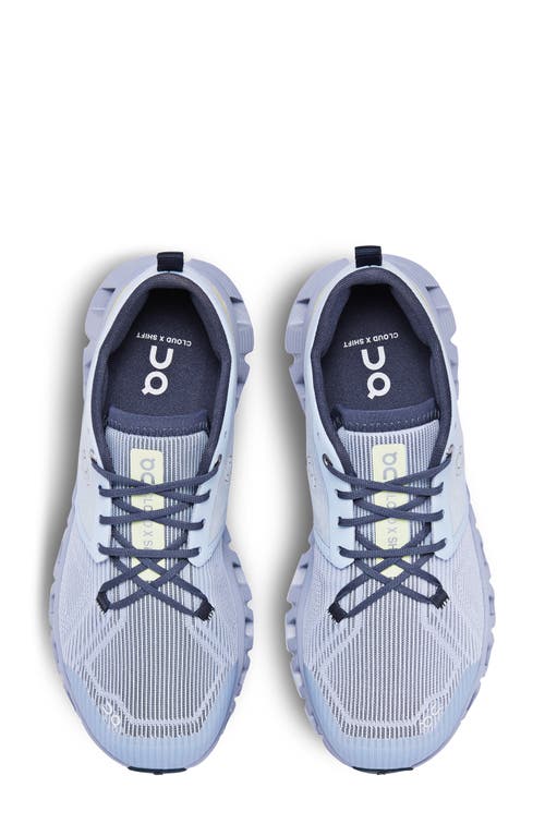 On Cloud X 3 Shift Cross Training Shoe In Heather/midnight