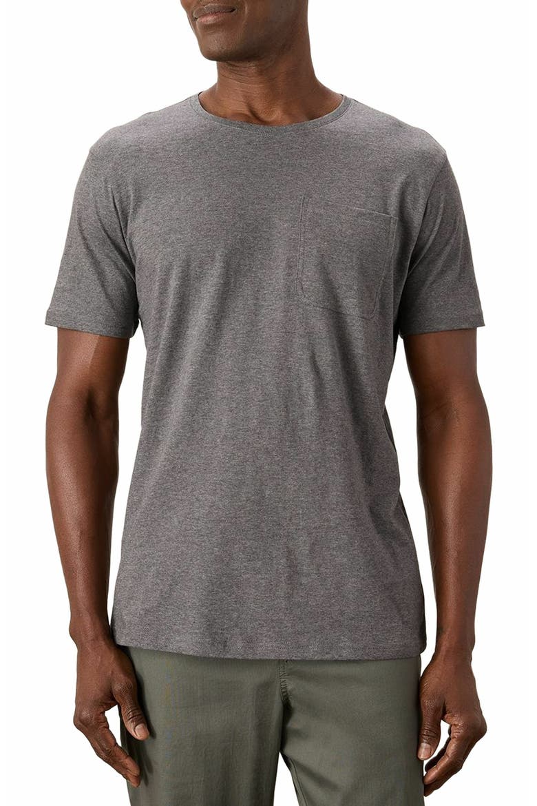 Organic Cotton Softspun Pocket Crew Tee, Alternate, color, Medium Grey Heather
