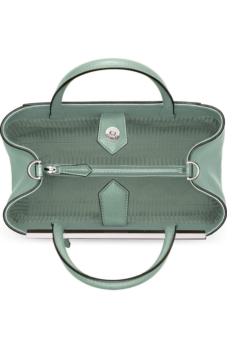 Fendi 'Petite 2Jours Elite' Leather Shopper, Alternate, color,