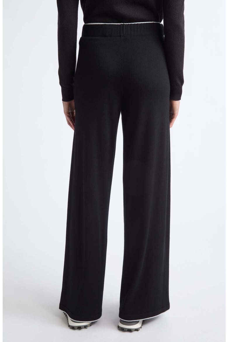 Merino Wool Sweater Pants, Alternate, color, 22-75 BLK LT PRL GRY