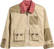 Damson Madder Marcelle Reversible Organic Cotton Barn Jacket