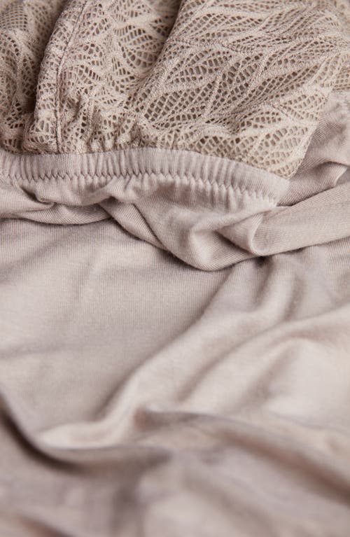 Cache Coeur Bliss Maternity And Nursing Nightie In Brown