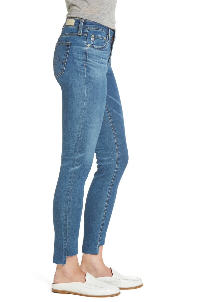 AG The Legging Step Hem Ankle Skinny Jeans, Alternate, color, 