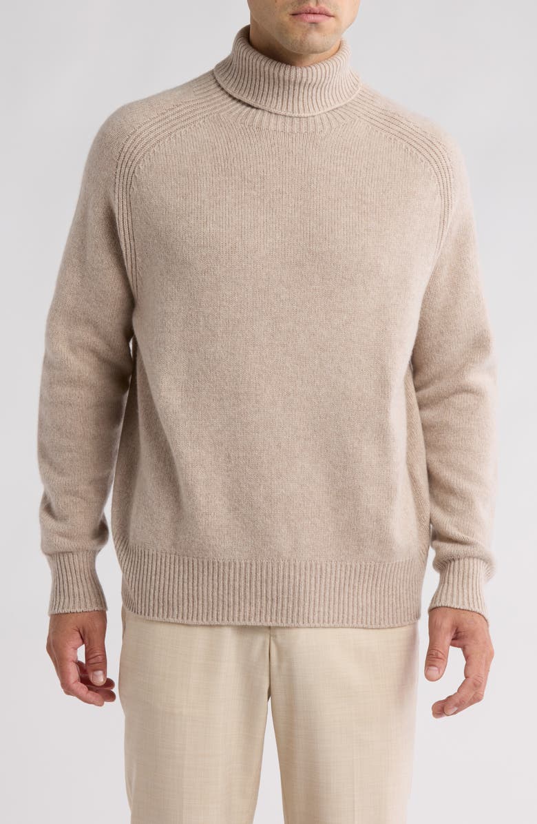 BOSS Milione Turtleneck Virgin Wool Sweater, Main, color, 
