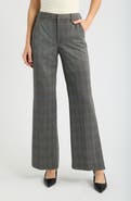 Liverpool Los Angeles Kelsey Plaid Wide Leg Pants