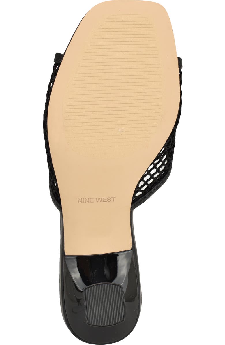Nine West Cabana Slide Sandal, Alternate, color, Black
