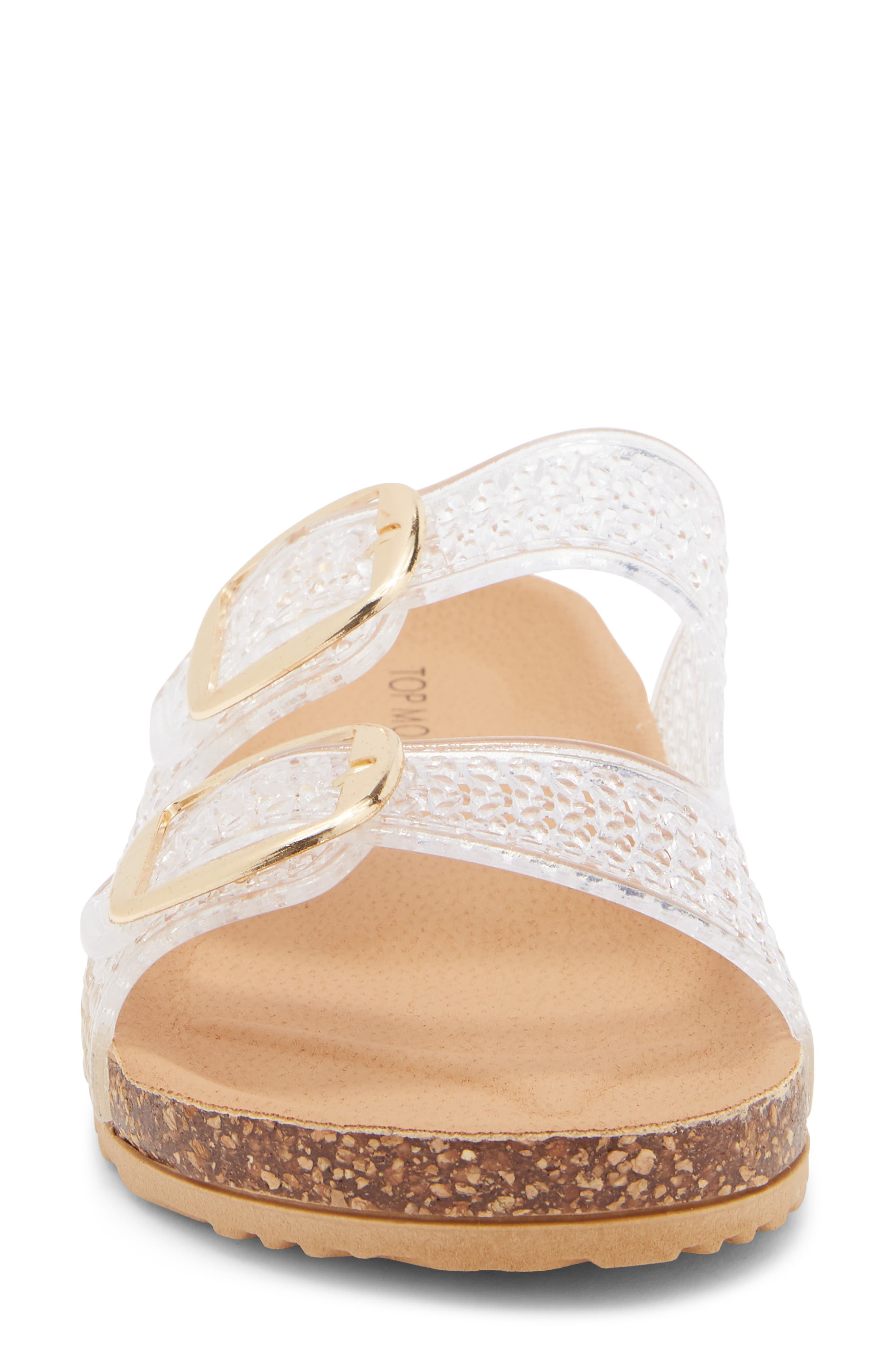 Seattle Clear Double Strap Slide Sandal, Alternate, color, CLEAR PVC