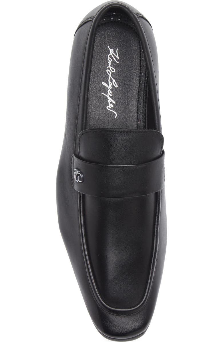 KARL LAGERFELD PARIS Leather Loafer, Alternate, color, Black