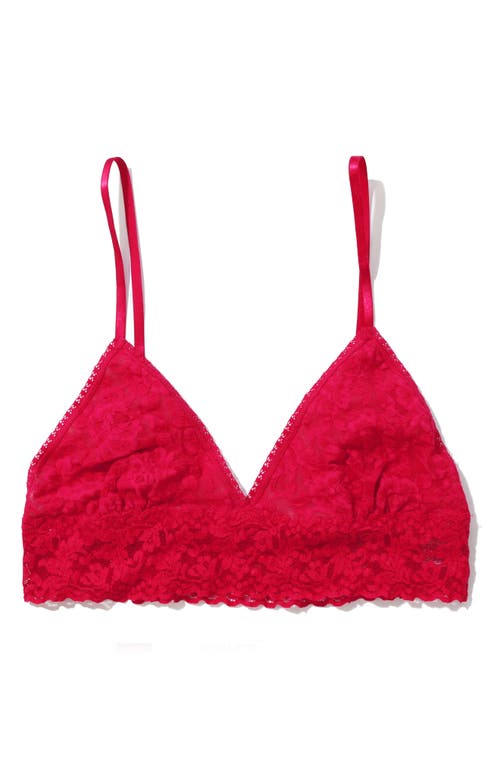 Hanky Panky Signature Lace Padded Bralette In Pink