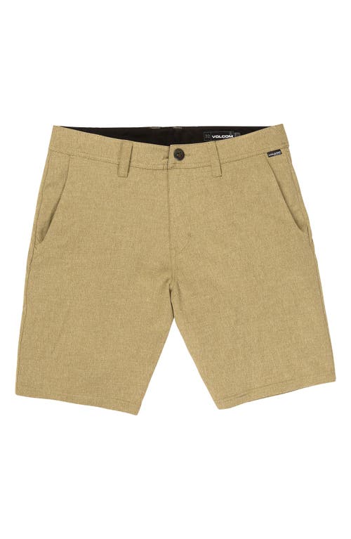 Volcom Frickin Cross Shred Static Hybrid Shorts in Dark Khaki  product