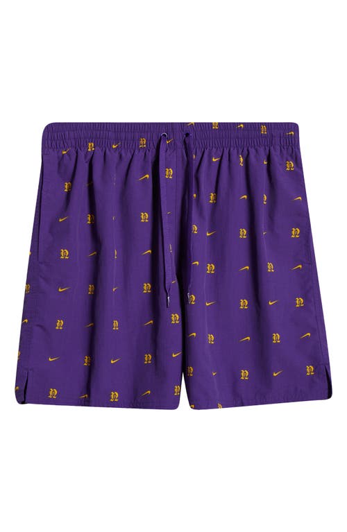 Nike 7-inch Volley Swim Trunks In Purple
