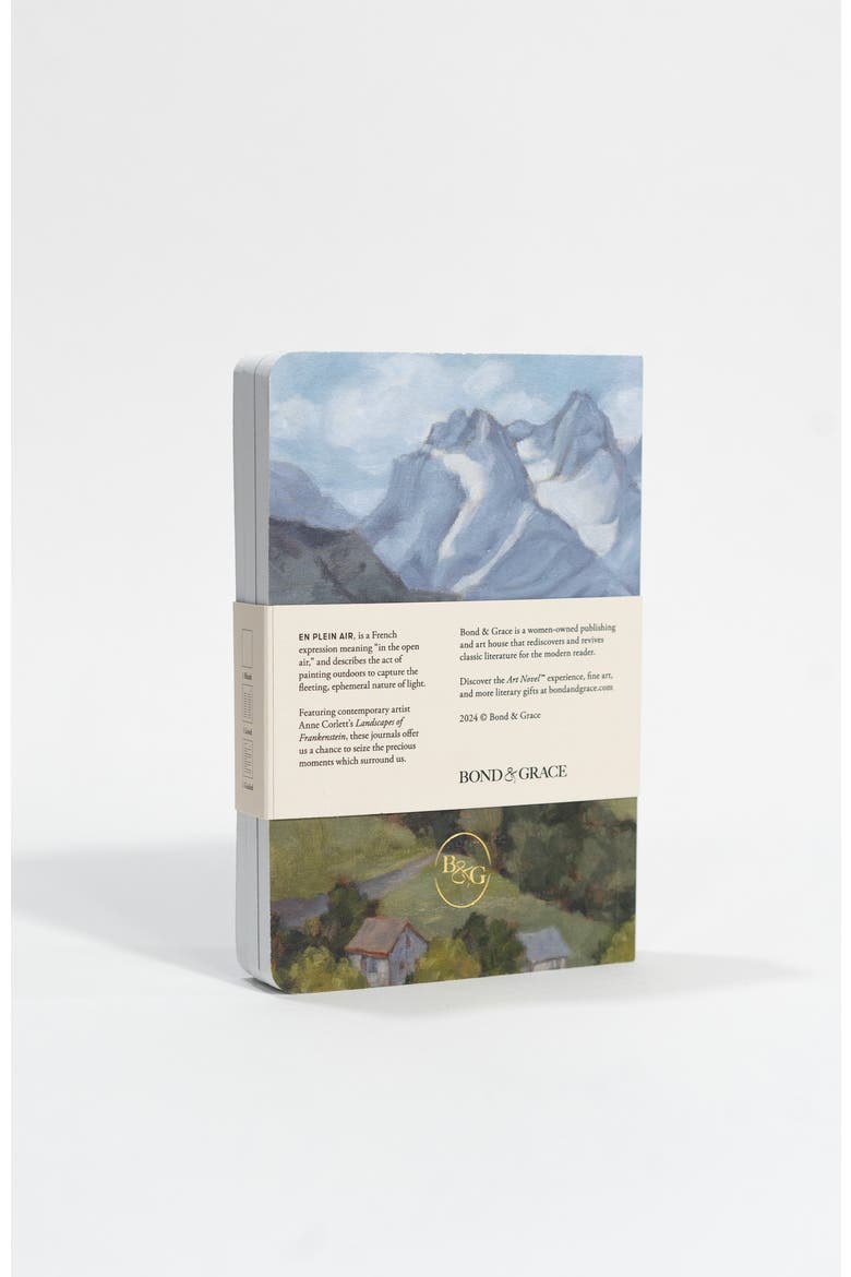 Set of Three Pocket Journals - Landscapes of Frankenstein En Plein Air, Alternate, color, Blue