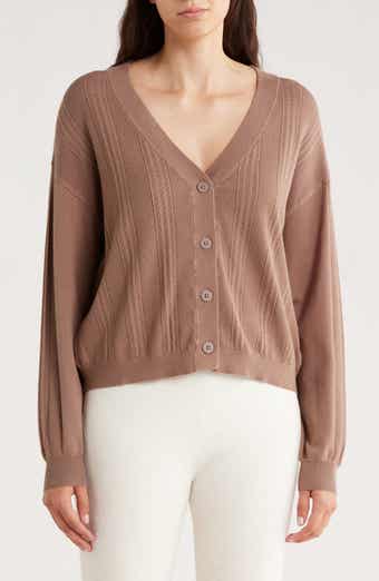Splendid Cosett Pointelle V-Neck Cardigan