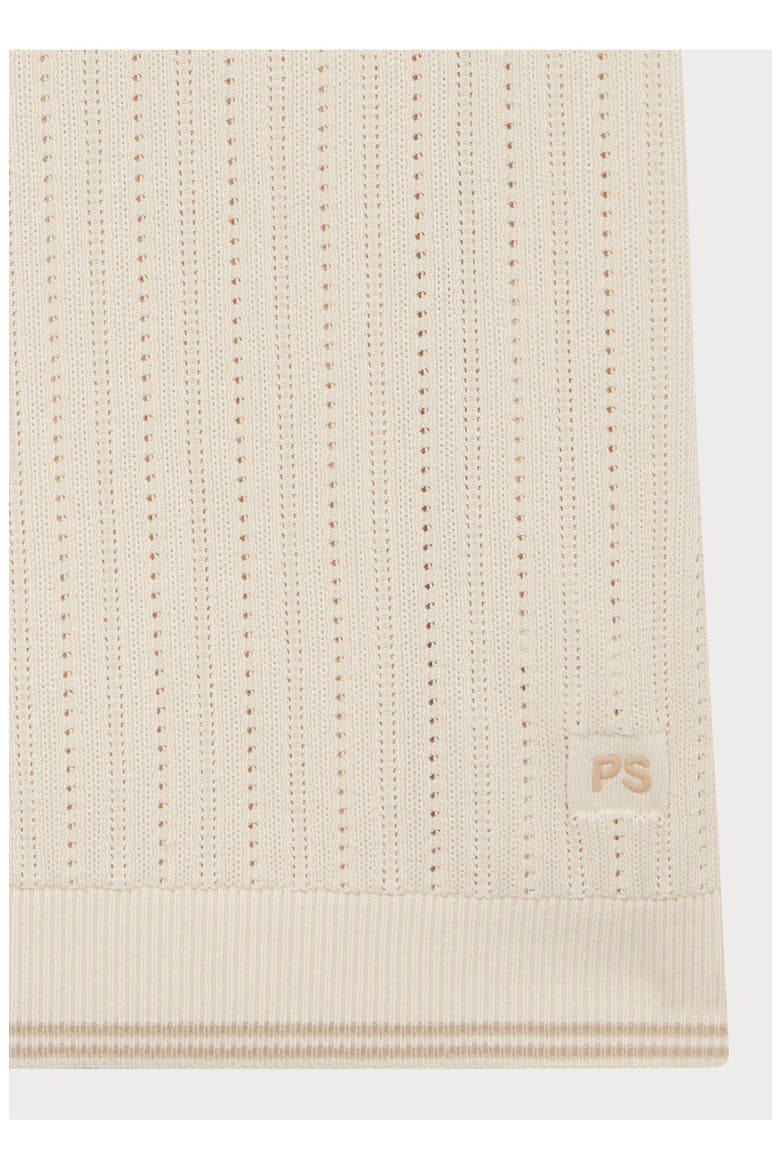 Organic Cotton Polo Sweater, Alternate, color, IVORY