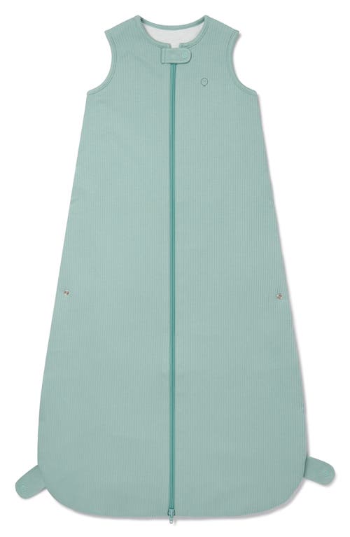 MORI Kids' 1.5 TOG Wearable Blanket in Ribbed Mint 