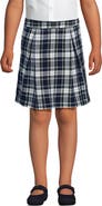 Lands' End School Uniform Girls Plaid Skort Top of Knee