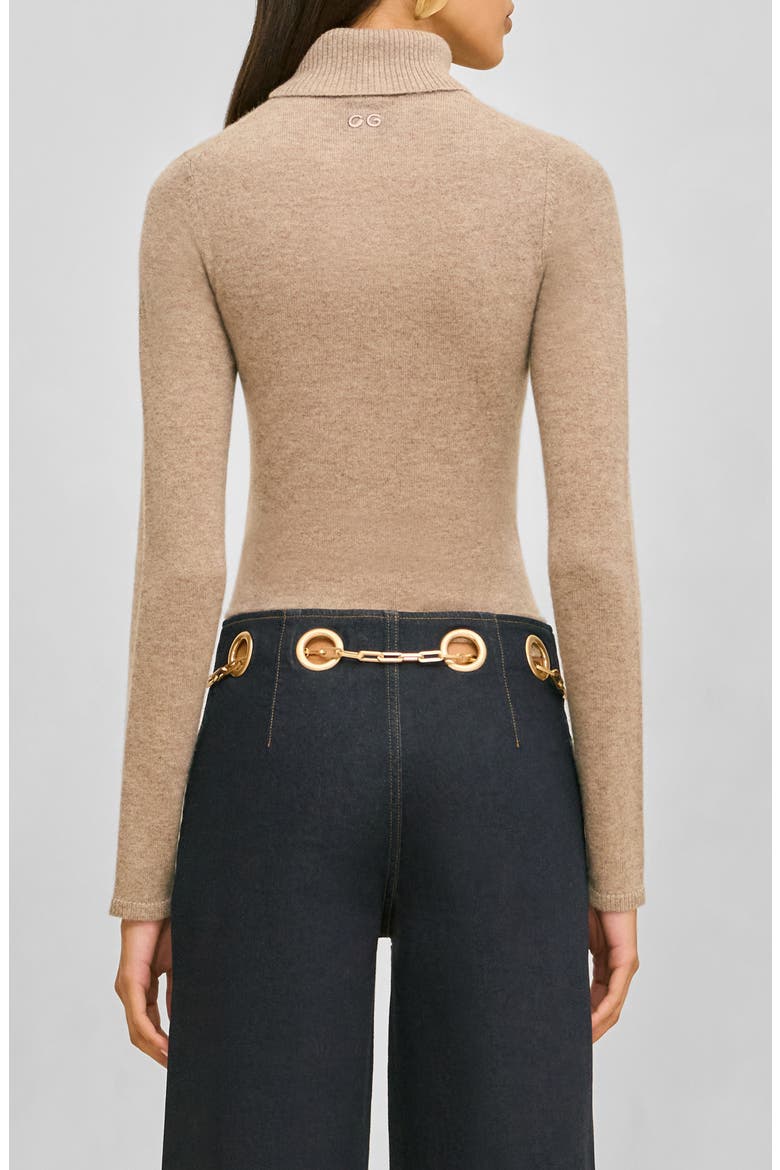 Alice Turtleneck Wool & Cashmere Sweater, Alternate, color, LARK