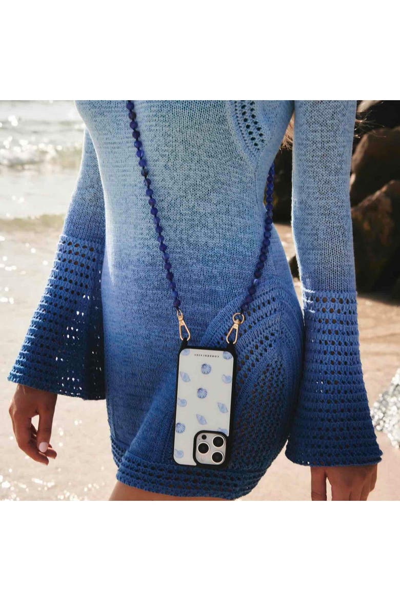 Blue Lagoon Phone Chain, Alternate, color, Blue