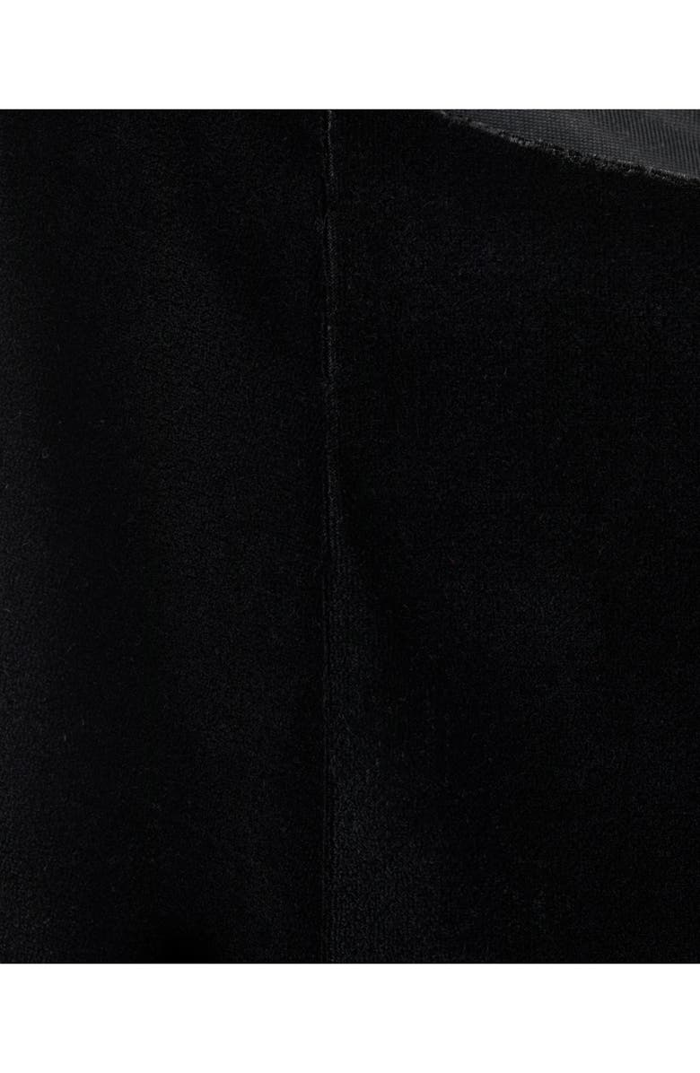 MANGO Velvet Minidress, Alternate, color, Black