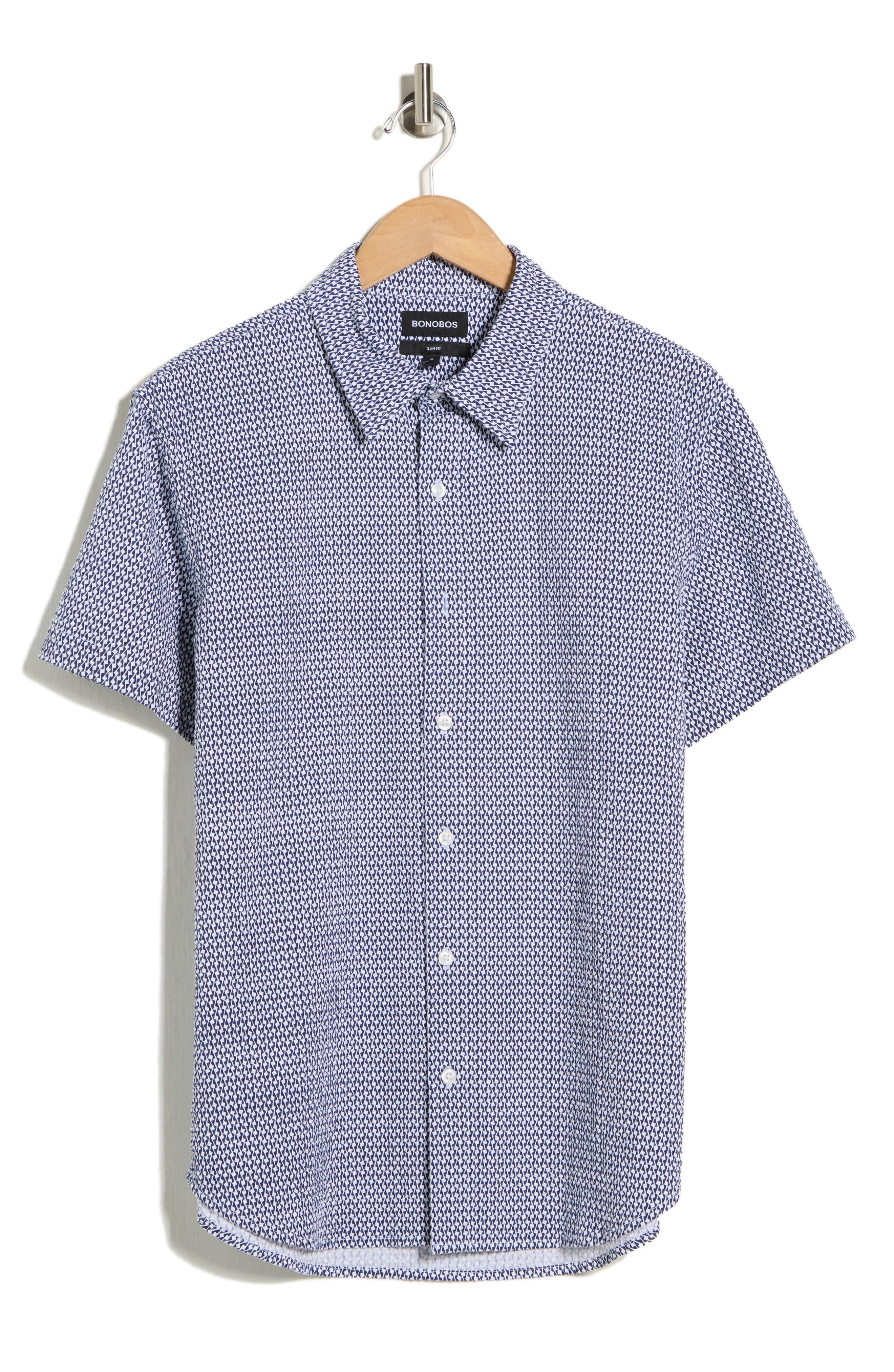 Bonobos Astor Slim Fit Short Sleeve Button-Up Shirt