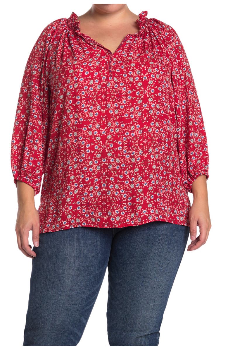 MAX STUDIO Flutter Sleeve Top, Main, color, 