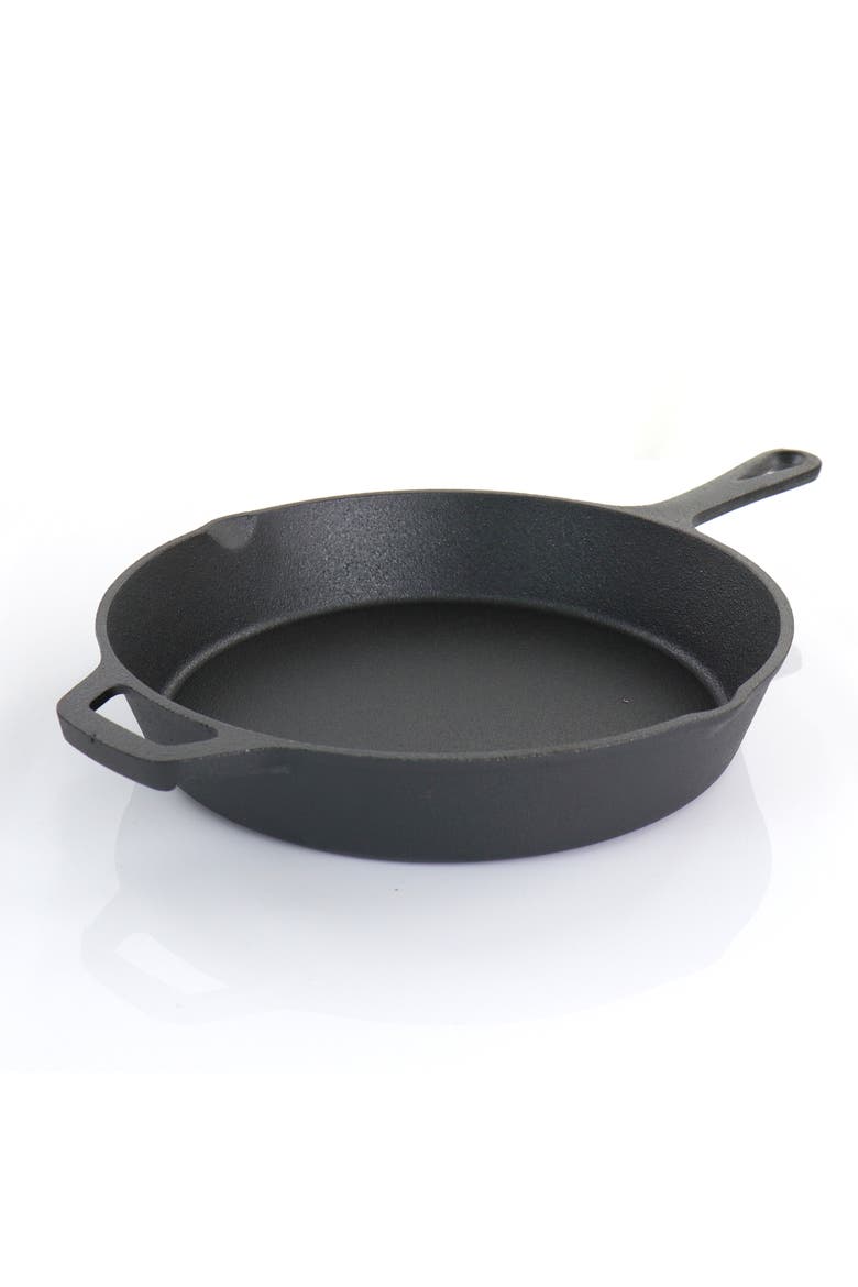 Pre-Seasoned Cast Iron 5-Piece Kitchen Cookware Set, Pots and Pans, Alternate, color, Black