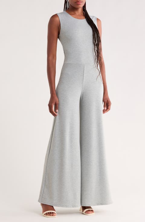 Sleeveless Wide Leg Jumpsuit