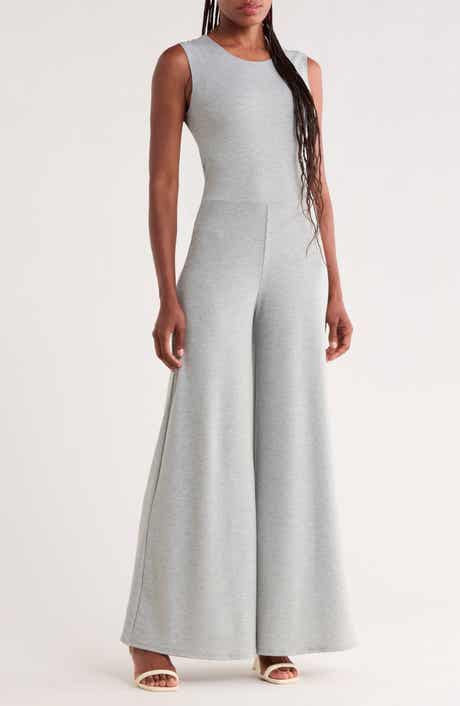 Sleeveless Wide Leg Jumpsuit