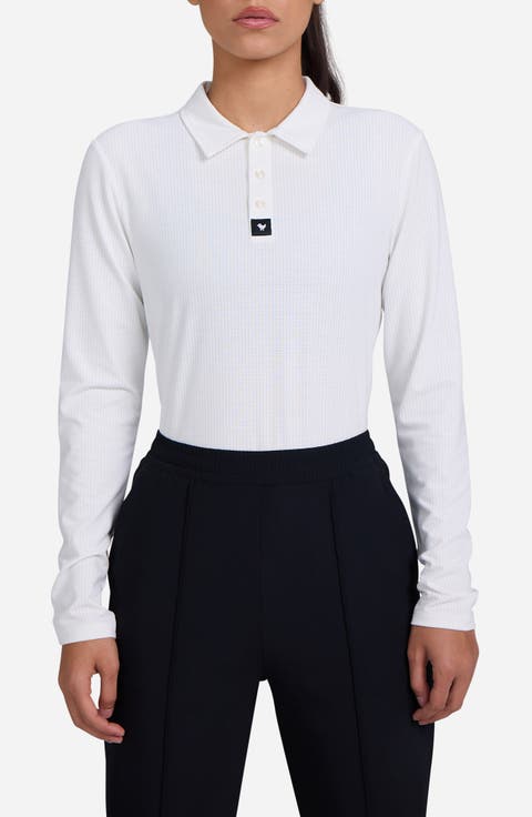 Bad Elements Cooling Mesh Long Sleeve Polo