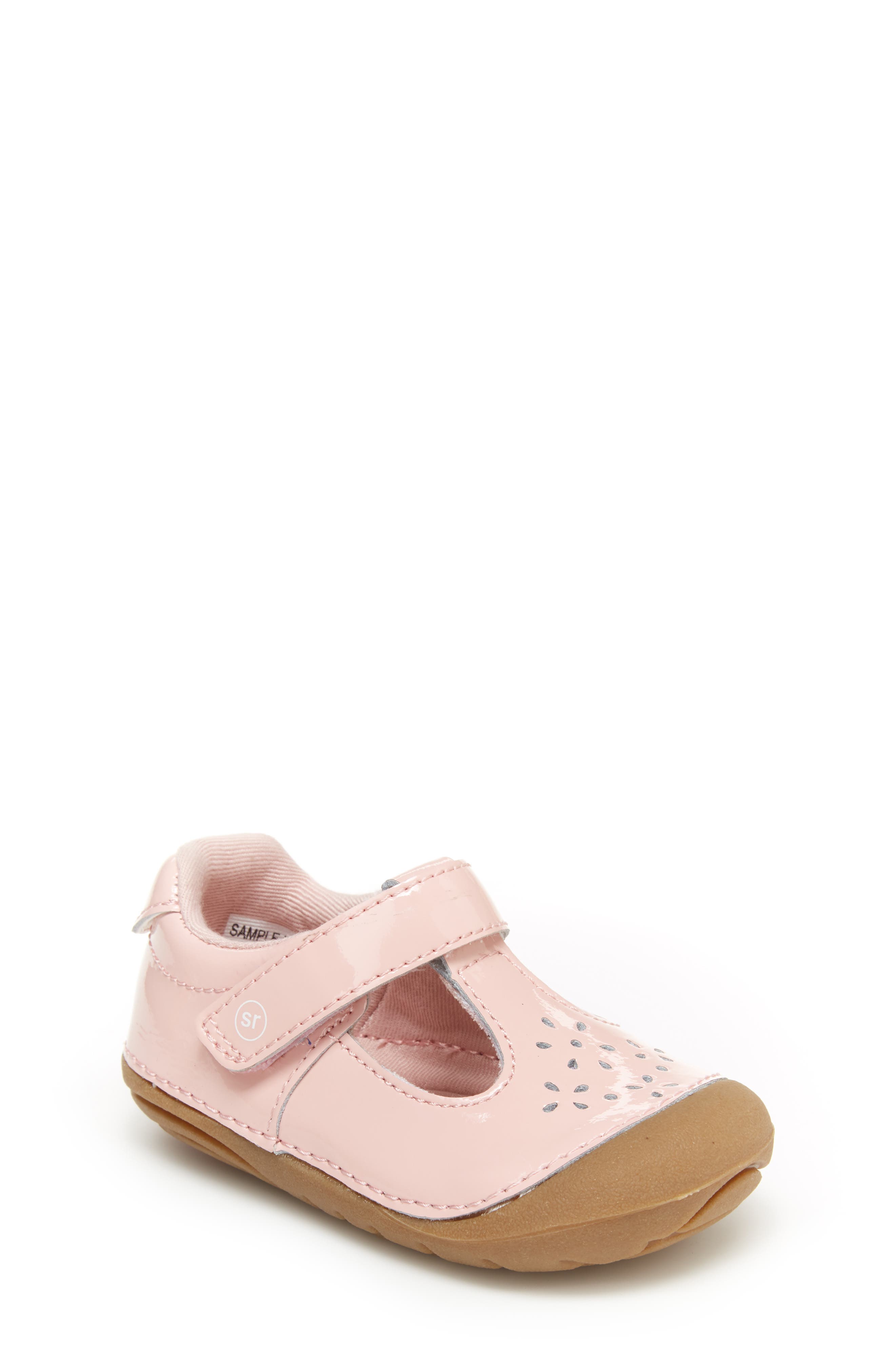 Soft Motion™ Amalie T-Strap Flat, Main, color, PINK