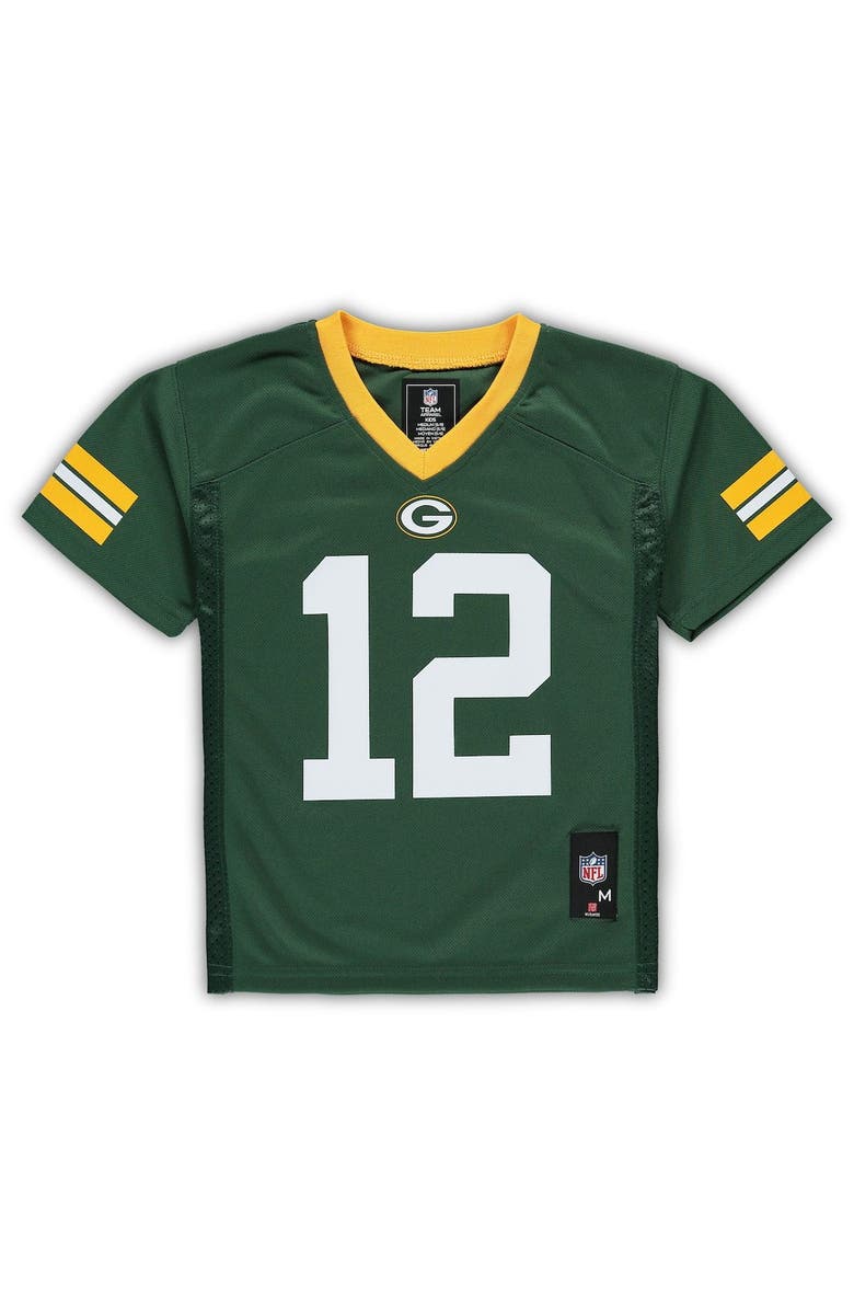 Outerstuff Preschool Aaron Rodgers Green Green Bay Packers Replica Player Jersey, Alternate, color, 