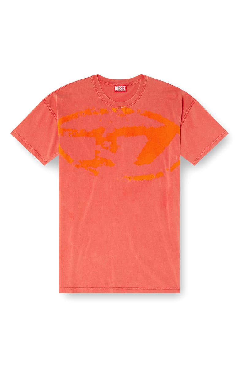DIESEL<sup>®</sup> T-Boxt-R21 Flocked Logo T-Shirt, Alternate, color, 