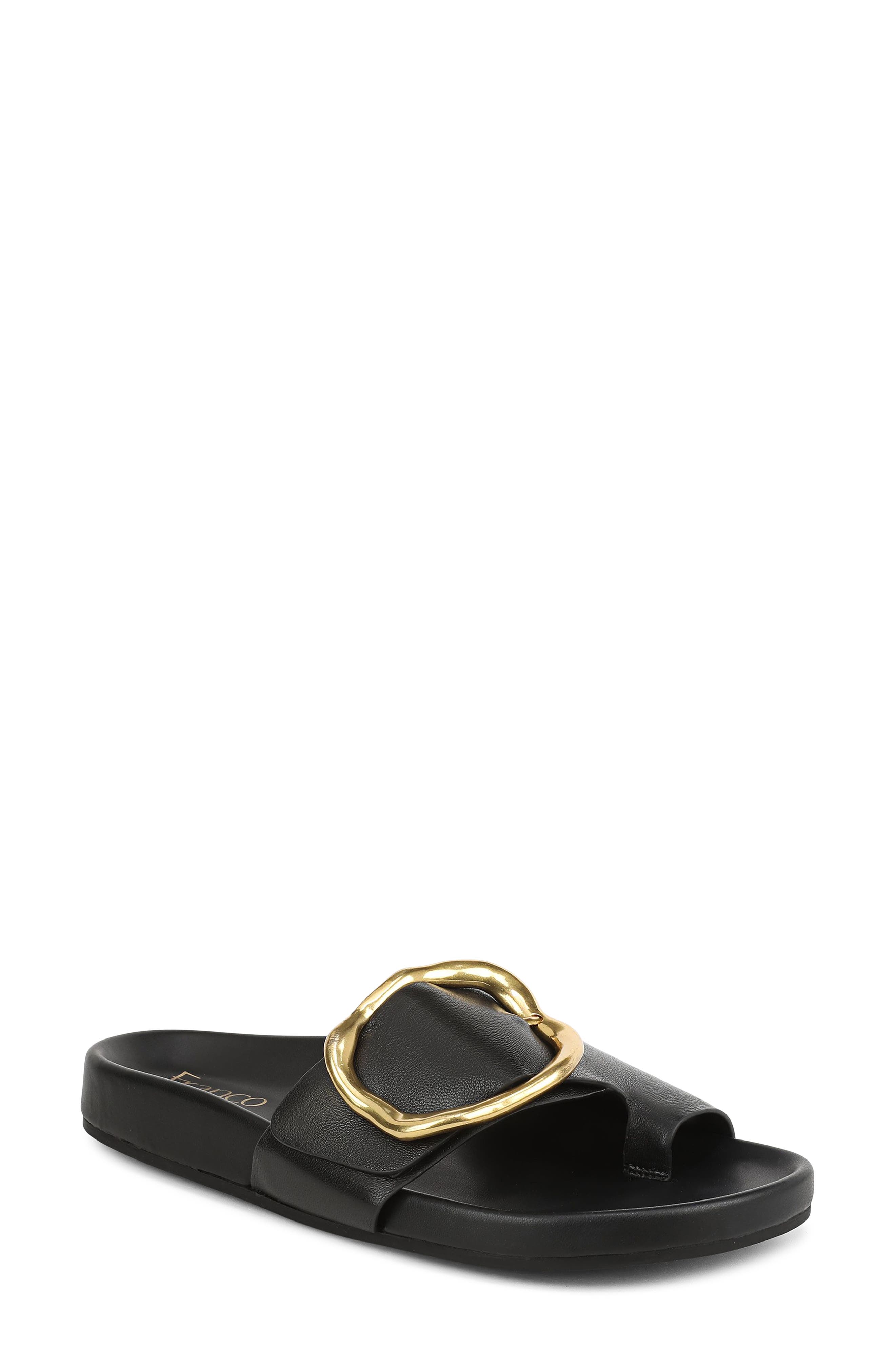 Franco Sarto Brianka Sandal, Main, color, Black