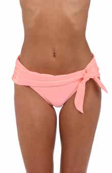 Sunshine 79 Solid Sash Hipster Bikini Bottoms