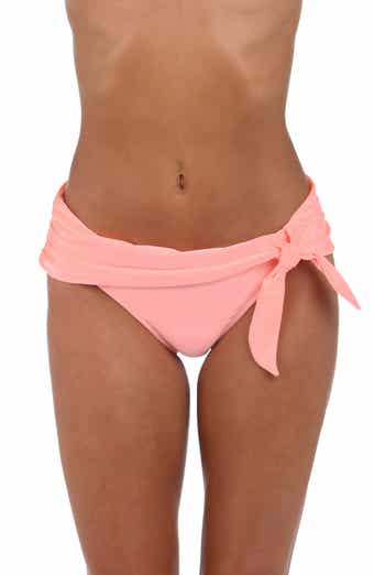 Sunshine 79 Solid Sash Hipster Bikini Bottoms