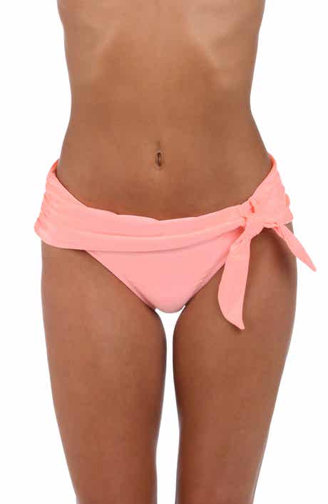 Sunshine 79 Solid Sash Hipster Bikini Bottoms